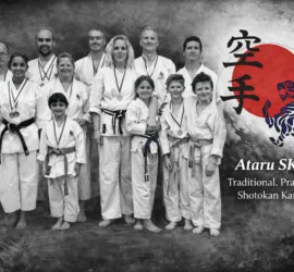 Ataru SKC students and families at the Stondon class
